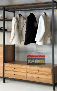 6مدل رگال لباس کشو دار قفسه MDF/ملامین فلزی چوبی