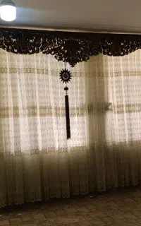شش متر پرده با کتیبه سالم