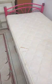 فروش تخت فلزی تک نفره با تشک