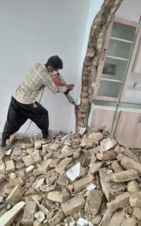 تخریب کار ساختمان آرک اوپن شومینه دیوار کف سرویس