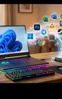 نصب ویندوز + بازی + نرم افزار تخصصی