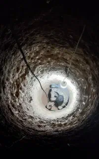 مغنی چاه کن.چاهکن مقنی