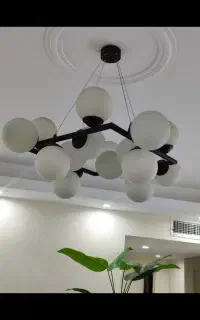 ست لوستر و آباژور رومیزی و لوستر آشپزخونه