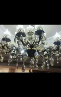 لوستر پونزده شعله برنز اصلی