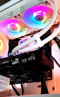 کیس i5 14600K رم 16 گرافیک 3060Ti قابوکولینگ سفید