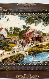 تابلو فرش ماشینی ۱/۵*۱/۵