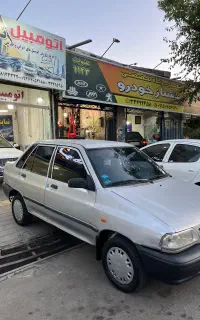 ماشین پراید مدل 85 کم کار بی رنگ