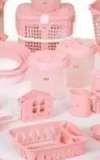 سرویس جهزیه عروس ۶۳پارچه پیوند صورتی