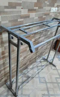 رگال دو طرفه لباس .جنس استیل