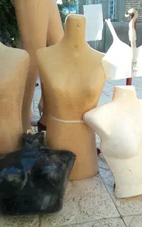 نیم تنه 2عدد مخمل7عددسفیدومشگی 30تاگیره فلزی