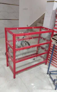 میز ویترینی 120سانتی  چهار طبقه