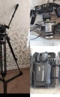 دوربین عکاسی وفیلم برداری وسه پایه