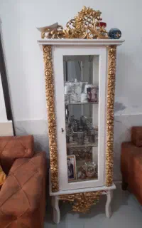 مینی بوفه سفید طلایی