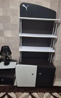 سرویس خواب تخت،میزتحریرکتابخانه و پاتختی درحدنو