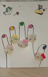 انگشتر دخترانه پک ۵عددی ۱۰۰تومن