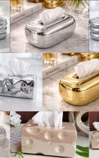 جا دستمال کاغذی پذیرایی لوکس وارداتی ۲۸۵هزارتومن