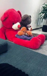 خرسی تدی ۲ متری صورتی