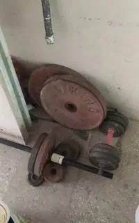 دمبل و وزنه آهنی بیشتر از 30 کیلو