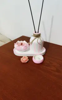 شمع و دکوری دست‌ساز شات، استند، جاعودی و ست