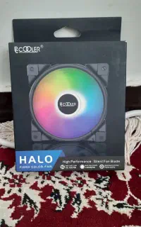 فن کیس پی سی کولر مدل halo، آر جی بی دار