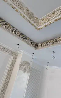 پتینه نقاشی ورق طلا ابزارهای گچبری پیش ساخته