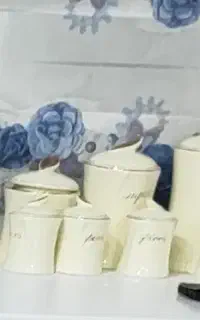 ظرف بلور پاسماری سرویس کفگیر ملاقه