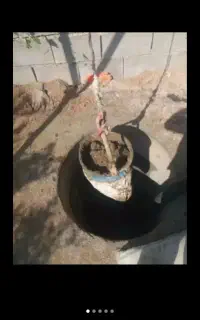چاه کن مغنی افغانی چاه فاضلاب چاه آب قیمت مناسب