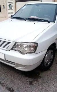 پراید 111 سفید 98 بدون رنگ