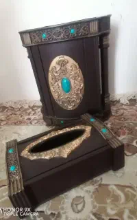 سطل و جادستمال کاغذی