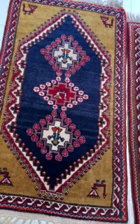 یک جفت قالیچه دستباف