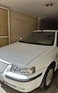 سمندLx EF7 CNG سفید مدل۱۴۰۰بدون رنگ دریچه سیمی