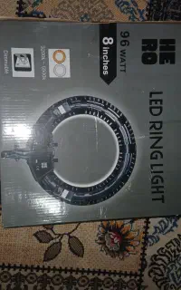 رینگ لایت ۱۸ اینچ ۹۶ وات با پایه ۲ متری و کنترل