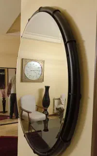 آینه درحد نو بسیار زیبا قطر ۸۰