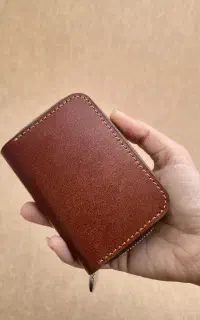 کیف کارت چرم گاوی
