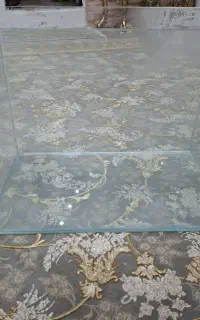 اکواریوم شیشه خم سالم