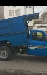 نیسان کمپرسی حمل ماسه سنگ بلوک