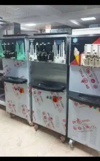 دستگاه aبستنیb ساز سه قیف ایستادهff اقساط