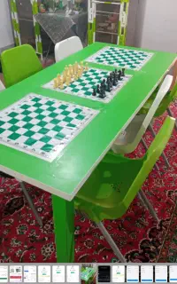 صندلی پلاستیکی پایه فلز مدل ناصر