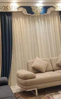 پرده همراه کتیبه ست