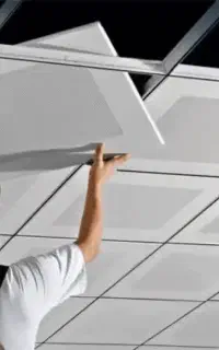 سقف کاذب قرنیز ترمووال گرین وال ماربل تایل .p.v.c