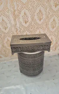 سطل زباله وجادستمال