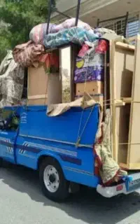 باربری نیسان وانت حمل ونقل بار کارگر هم دارم