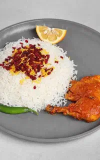 کوبیده مرغ . غذای خانگی مراسم و جشن . آشپزی.کترینگ