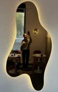 انواع ایینه قدی و دفرمه و بک لایت و کلید لمسی دار