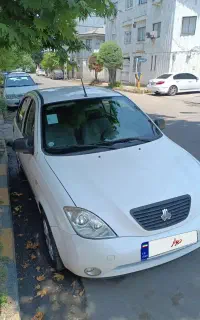 تیبا ۲ مدل ۹۸ سفید بی رنگ
