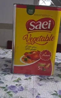 روغن جامد ۵ کیلویی ساعی