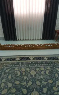 کتیبه پرده چوبی