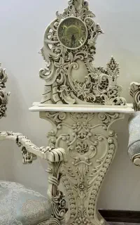 ساعت ایستاده تمام چوب راش