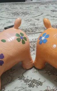 دوعدد گوزن بادی