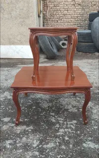جلومبلی عسلی فرانسوی کوئین منبتی.میزغذاخوری صندلی